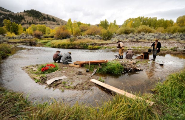Go gold panning